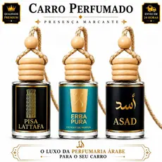 Cheirinho Árabe Carro Aromatizante Automotivo Disponível em 1 ou 3 Unidades | Escolha sua Fragrância