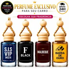 Cheirinho para Carro 10ml | Perfume Veicular Premium | Ideal Uber | Escolha sua Fragrância