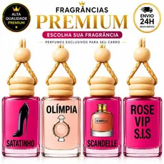 Cheirinho Aromatizante Automotivo 10ml de Pendurar Escolha sua Fragrância