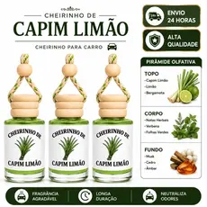 Kit 3 Cheirinho Automotivo 10ml – Aromatizante de Pendurar para Carro | Escolha sua Fragrância