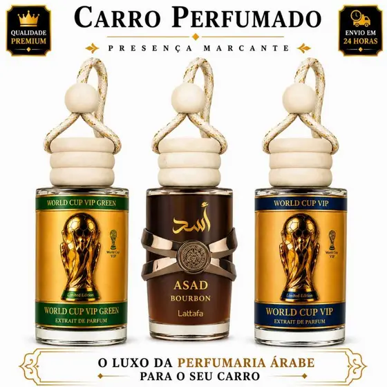 Cheirinho Copa do Mundo Árabe para Carro Aromatizador Premium