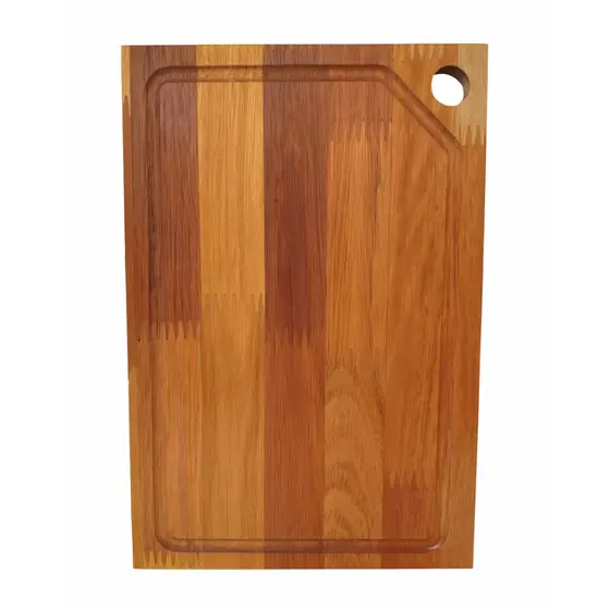 Tábua de Carne 20x30cm com Canaleta e Furo Ideal para Corte de Carnes, Frutas e Legumes
