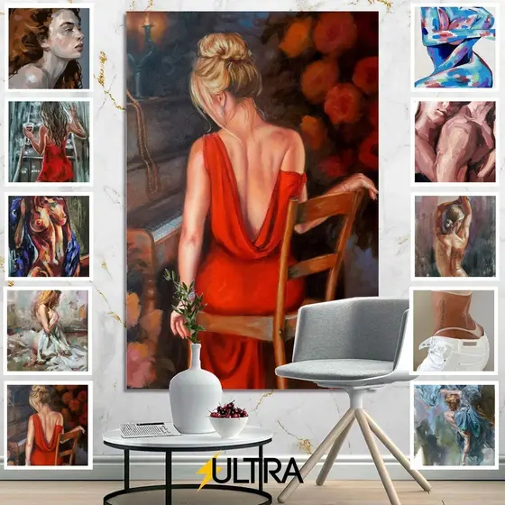 Quadro p/ Decoração de Exótica Deco 90x60cm