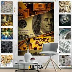 Quadro 90x60cm Decorativo Dólar Aesthetic