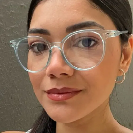 ARMAÇÃO DE OCULOS TRANSPARENTE LENTES COM PROTEÇÃO ANTI LUZ AZUL