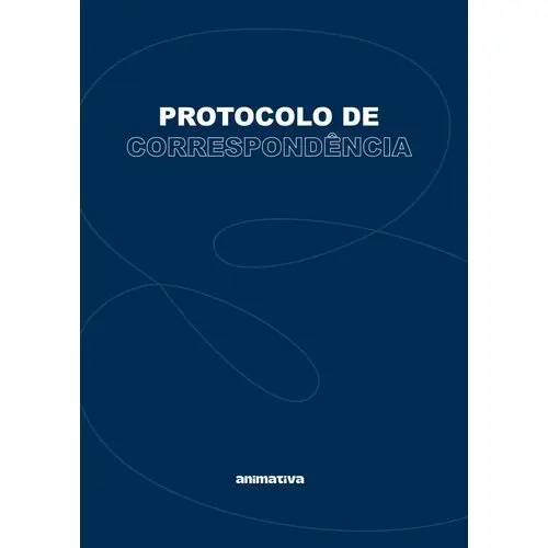 Livro Protocolo Correspondencia 104 Folhas Azul Organização Escritório Administrativo
