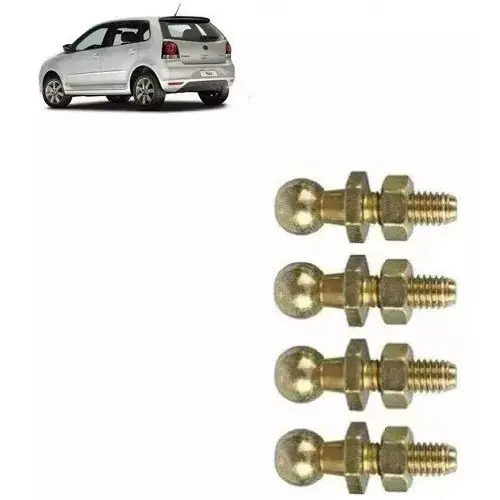 04 Pinos Esféricos M8 / Porta Malas Polo Hatch
