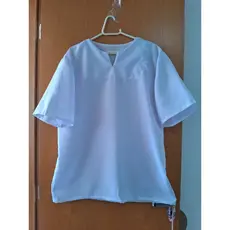 Bata Branca Masculina Umbanda e Candomblé/Ração/Preto Plus size Afro religiosa