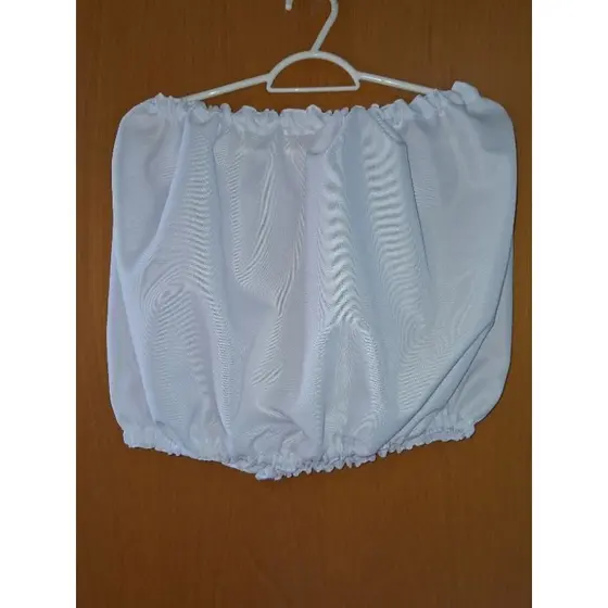 Singue de santo Branco/Tipo top/ Umbanda Candomblé Orixá Santo Axé
