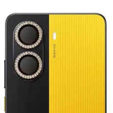 Película Strass Diamante Gold Para Câmera Poco X7 Pro