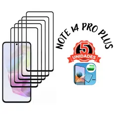 5 Películas Cerâmica 9D Para Xiaomi Redmi Note 14 Pro Plus