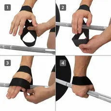 Strap Oito Luva Academia Musculação Fitness Treino Pesado 100% Algodão