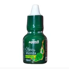 Óleo Menta Natural Corporal Relaxante Muscular e calmante 10 ml Apinil Cosméticos