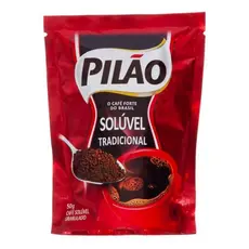 Kit 3 Unidades Café Pilão Solúvel 40g sachê
