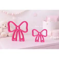 Laço Decorativo Quarto Bebê Menina Nicho Prateleira Delicado Minimalista