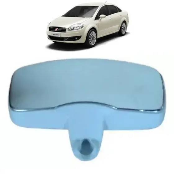 Espelho Retrovisor Console Teto Uno Idea Mobi Linea Fiat Moldura Interno Tampa Suporte Vivace Baby