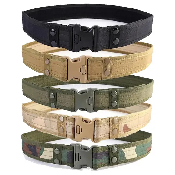 Cinto Tático Militar Com Velcro e ajustes Super reforçado Saque Rápido