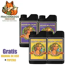 Fertilizante Advanced Nutrients Sensi Grow + Bloom A e B – 4x50mL