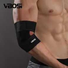 1 Peça Neoprene Ajustável Cotoveleiras Levantamento De Peso Ciclismo Tênis Badminton Basquete Braço Guardas
