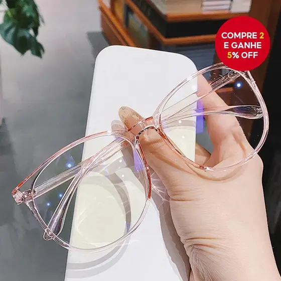 Óculos femininos leves de luz azul, anti-radição, para computador, com lente intercambiável.