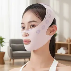 Bandagem de Escultura Facial V-Line Cinta Massageadora Facial Modeladora Faixa de Levantamento de Bochechas e Queixo