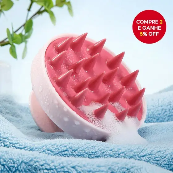 Escova De Lavagem De Cabelo De Silicone Macio – Esfoliante De Cabeça Úmida/Seca Para Massagem Diária Do Couro Cabeludo