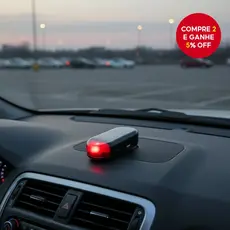 Lâmpada Antifurto Sem Fio com Simulador de Alarme Falso para Segurança de Carro, USB Alimentada por Energia Solar, LED