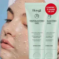 1/2unidades Gel Esfoliante Iluminador Remove Cravos Limpeza e Reparação da Pele - 50g