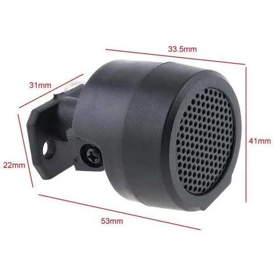 Novo Par de 1 Par de Tweeters Mini Dome 500W - Acessórios de Áudio para Carro de Alta Eficiência 12V