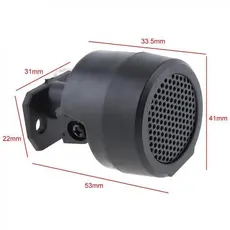 Novo Par de 1 Par de Tweeters Mini Dome 500W - Acessórios de Áudio para Carro de Alta Eficiência 12V