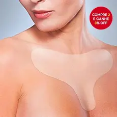 Almofadas de Silicone em Forma de T para Colarinho Recicláveis Suavizam Sua Pele e Previne o Envelhecimento da Pele