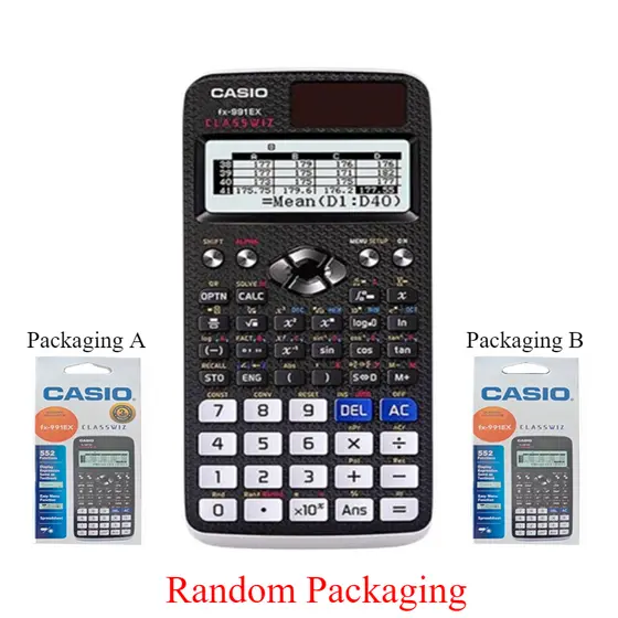 Calculadora Científica Original Casio FX-991EX FX-991ES Plus FX-82MS Nova Edição 240 Funções 2ª Edição Adequada para Uso