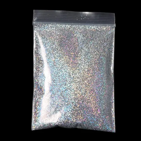 Pigmento em resina 10g, 0,2mm, glitter holográfico para preenchimento e arte em unhas acrílicas DIY.
