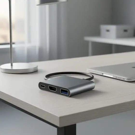 Adaptador USB C para HDMI, Hub 4K com USBC e 100W PD, Porta USB 3.0 A, Multiporta Digital AV Conversor HDMI para USBC