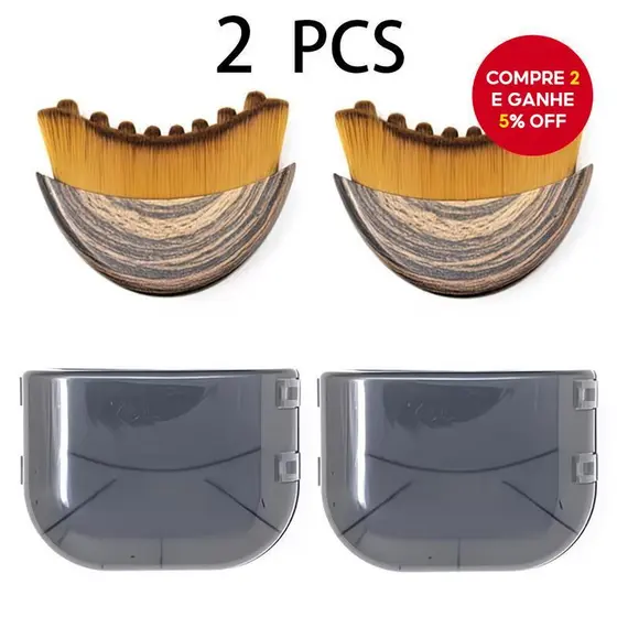 Escova Facial De Contorno Linfático Com Caixa , Ferramenta De Drenagem Ergonômica Para Rosto , Queixo , Pescoço , Ajuste