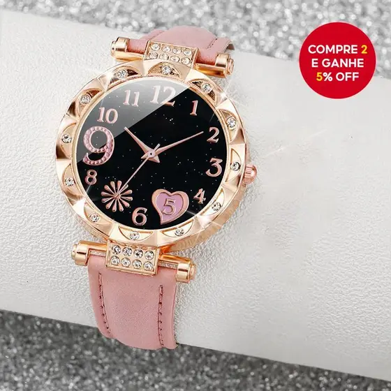 Relógio De Pulso Feminino Water Diamond Noble Quartz Para Mulher Deve Transportar Quando Sair