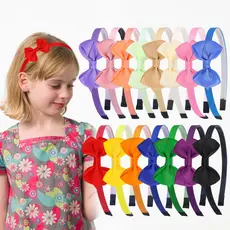 6 peças de tiara de borboleta com laço, delicada e bonita, para meninas, crianças, acessório de cabelo que pressiona o