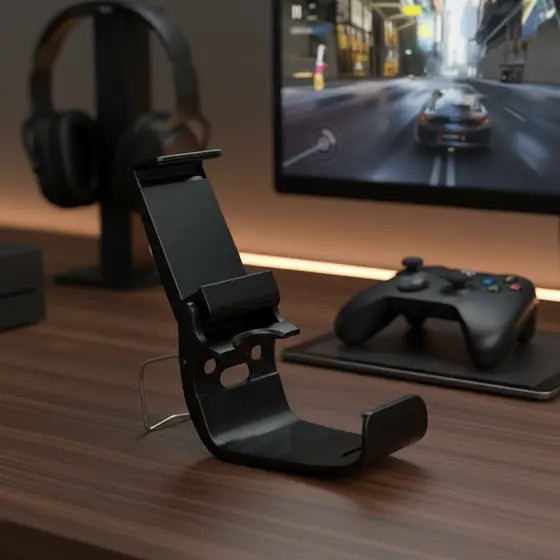 Suporte ajustável para clipe de montagem de telefone celular para controle Xbox Series S/X, acessórios para jogos