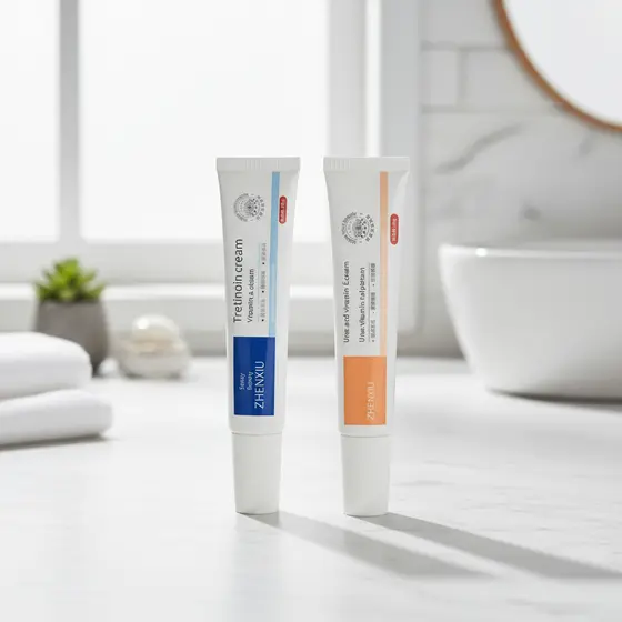 Pomada Zhenxiu Tretinoína, Creme de Ureia & Vitamina E, Solução Esfoliante para Acne, Removedor de Cravos, Clareamento