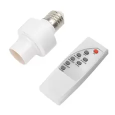 Bocal Soquete e27 com Controle Infravermelho Inteligente Sem Fio 110v-220v Interruptor para Lâmpada