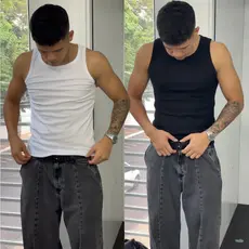 Regata Masculina Canelada Americana Us Drip Urbana Treino (Varias Cores)