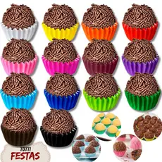 Forminhas para doces 100~500 Forminha N°5 Tradicional Para Docinho Brigadeiro com Festas Confeitaria