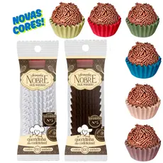 100-500 Forminha Nobre No5 Forneável Impermeável Marrom Branca Fácil Manuseio