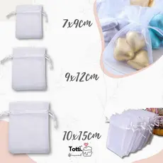 50/100/200 Saquinho Organza Saco Para Lembrancinhas Casamento Decoração Presente Aniversário