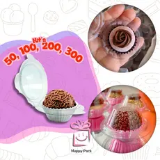 50~300 Embalagem Blister para Brigadeiro e Docinhos Individual Unitário Kit