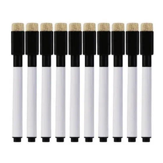 Caneta Para Quadro Branco C/ Apagador Na Tampa