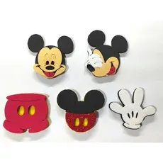 50 Apliques em Eva acessorios pet (kit Mickey, mãozinha do Mickey, shorts do Mickey)