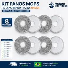 PANO MOP ASPIRADOR ROBO XIAOMI S10 S20 X20+ X20PRO X20 MAX S40 PRO KIT MICROFIBRA PREMIUM