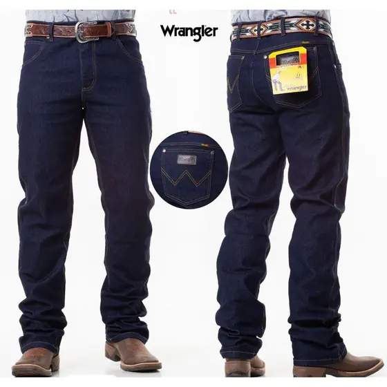 Calça country texanas rodeio montaria masculina jeans