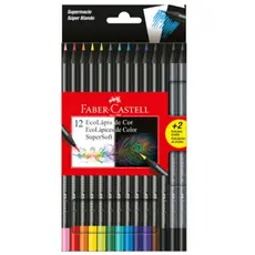 Lápis De Cor 12 Cores Soft Faber Castell - 1 Estojo Com 12 Cores